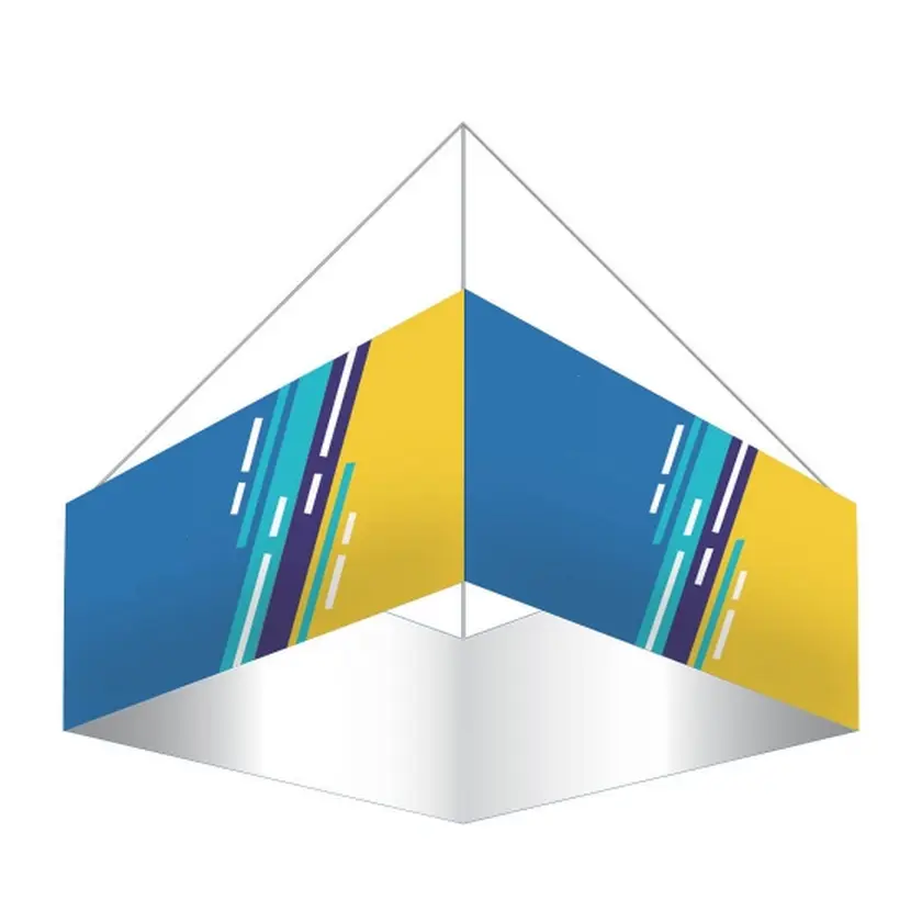 स्क्वेअर सीलिंग हँगिंग बॅनर